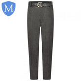 Mens Standard Fit Trouser Mid-Grey Mansuri